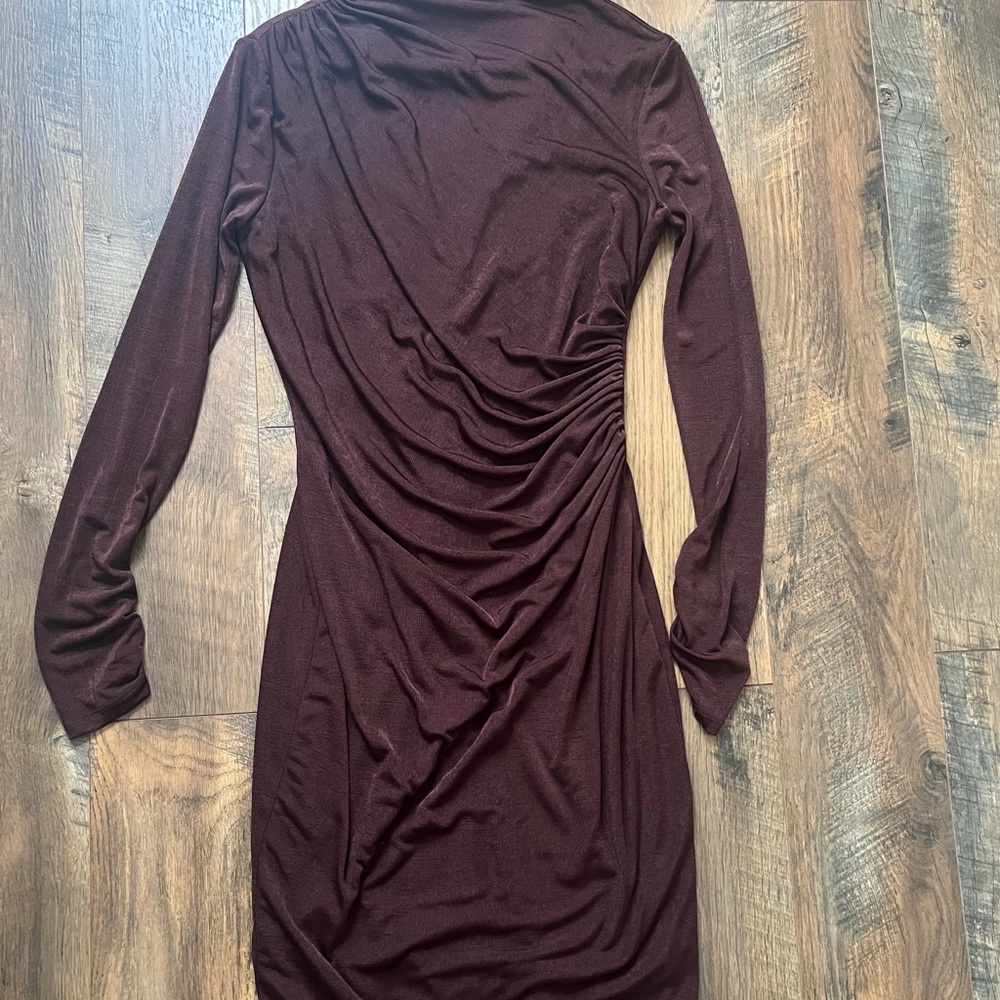 Burgundy/chocolate dress